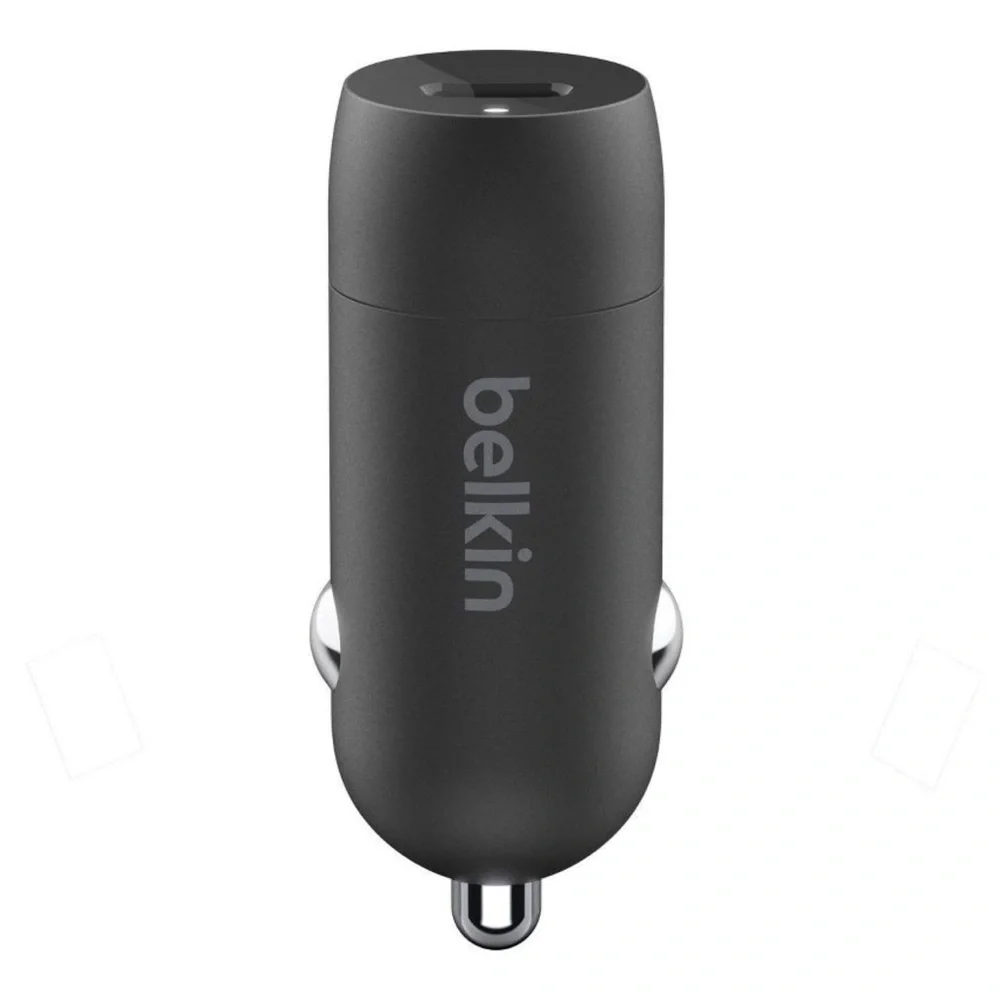Belkin 30W Car Charger USB-C Port - Black